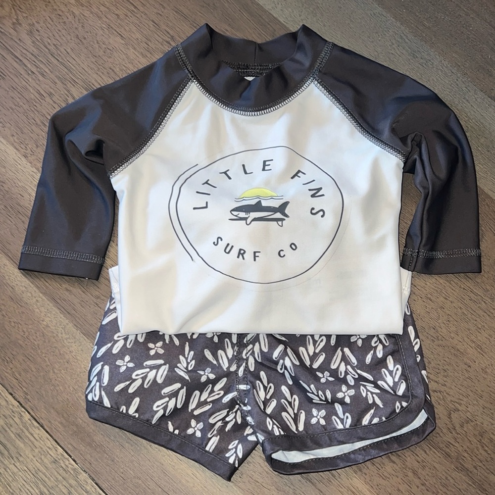 Carters 2 pc Rashguard- Little Fins Surf